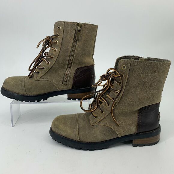 Ugg kilmer ii black - Gem UGG Kilmer II Boots Womens 6 Side Zip Water Resistant Sherpa Fur Lined Lace Up